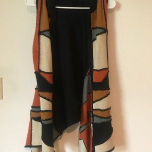 Art Deco Sleeveless Cardigan